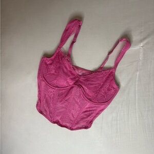 Pink Lace Women's Camisole